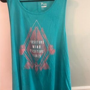 Old Navy Green Sleeveless Tank Top